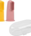 NATTOU SPAZZOLINI SILICONE ROSA GIALLO_