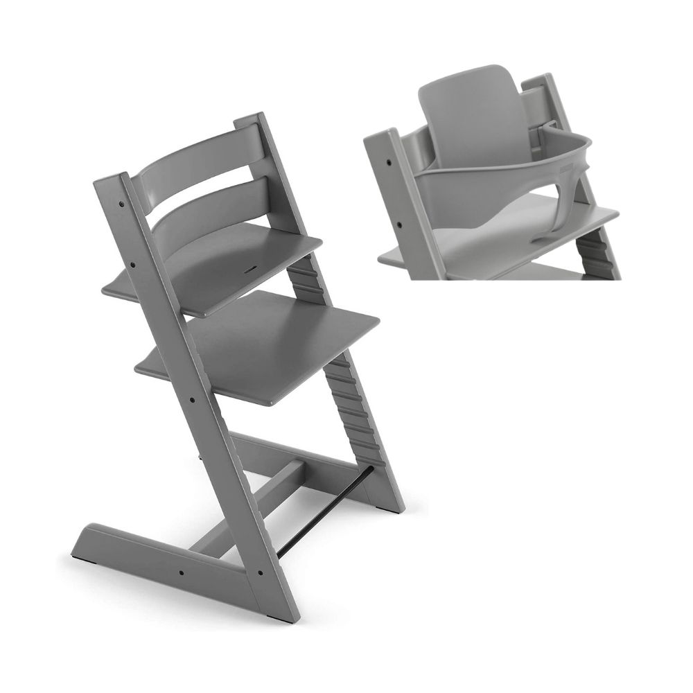 STOKKE PROMO TRIPP TRAPP + BABY SET GRIGIO