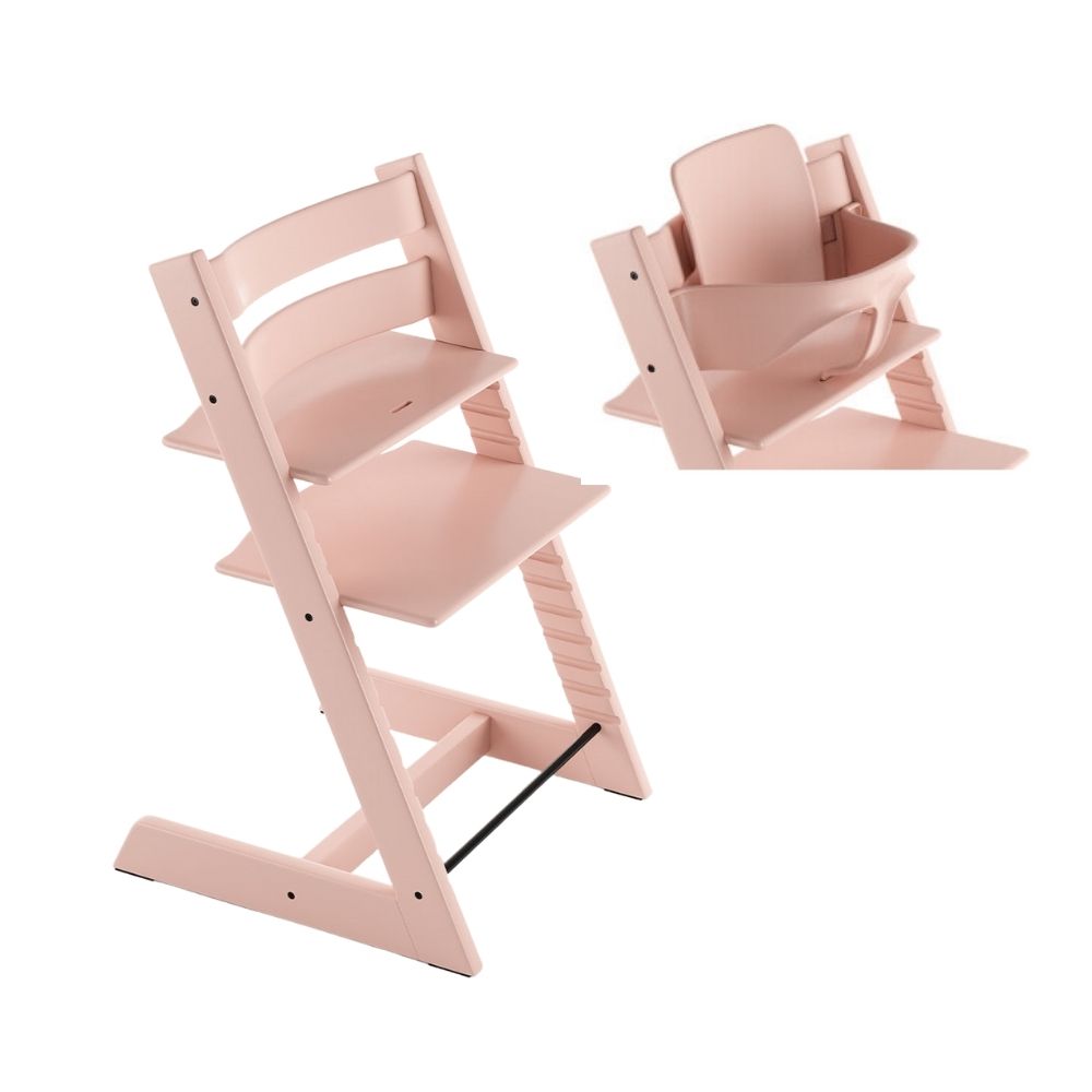 STOKKE PROMO TRIPP TRAPP + BABY SET ROSA