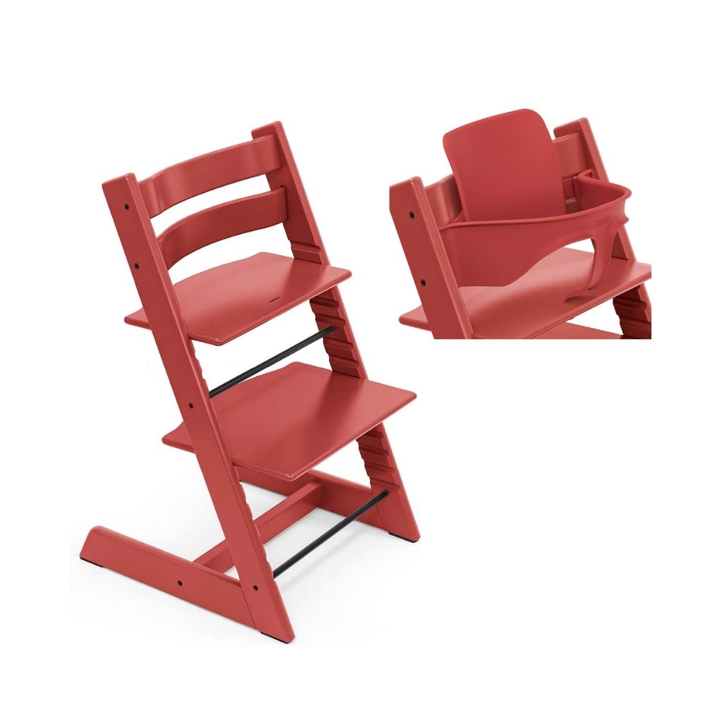 STOKKE PROMO TRIPP TRAPP + BABY SET ROSSO