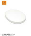 Stokke Sleepi Mini Mattress. With Fitted Sheet, White.