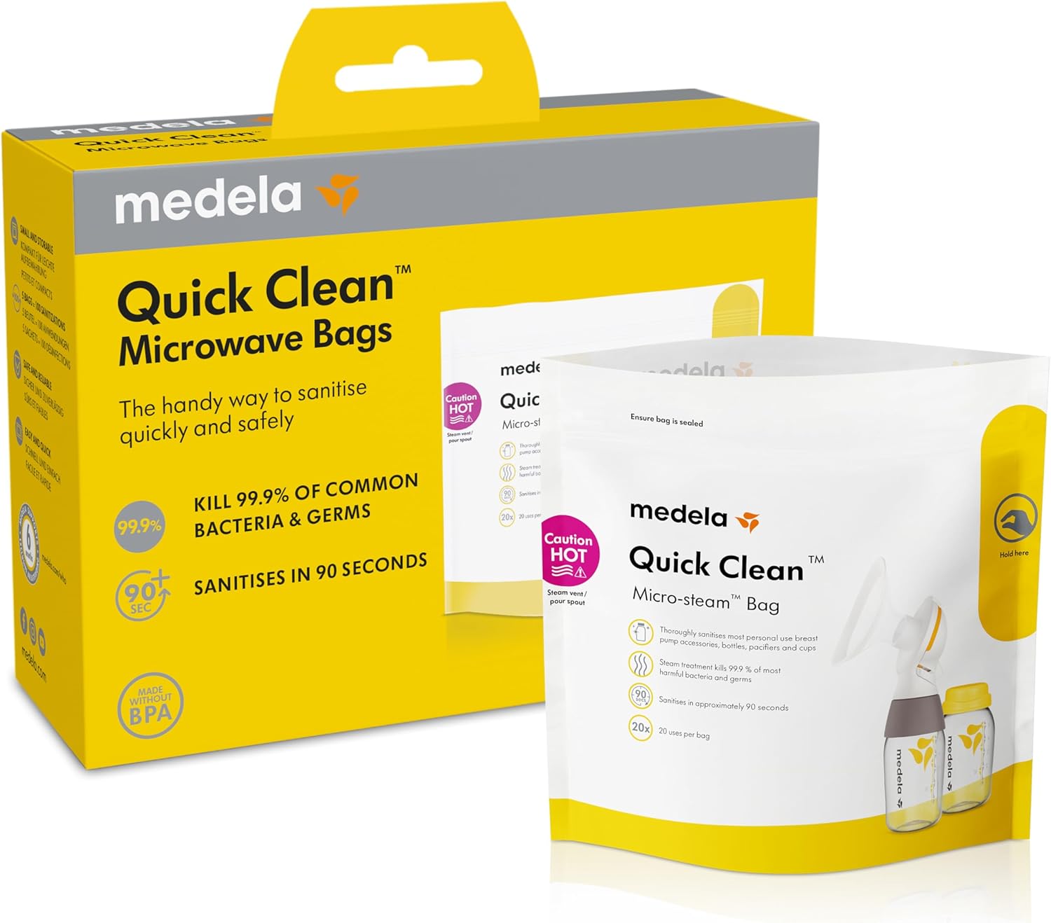 MEDELA SACCHE PER STERILIZZAZIONE IN MICRONDE