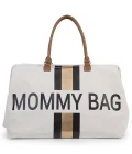 mommy bag bianco oro nero
