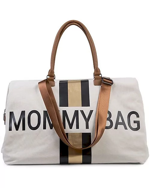 mommy bag bianco oro nero2