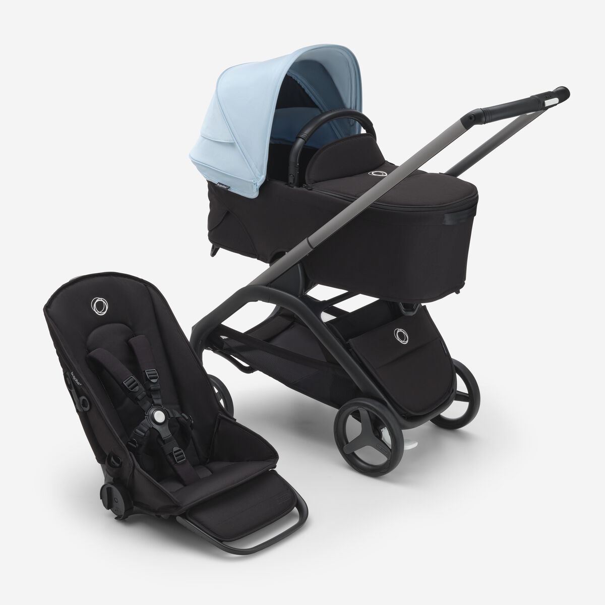 BUGABOO PASSEGGINO E NAVICELLA DRAGONFLY