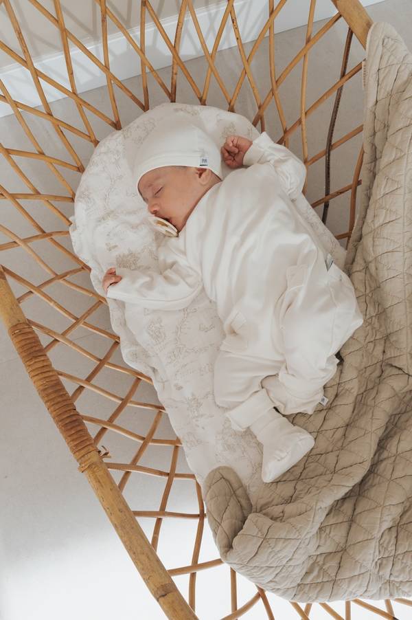 BAMBOOM LENZUOLA CULLA BOOMY'S WORLD OYSTER GREY 75x100 - immagine 3