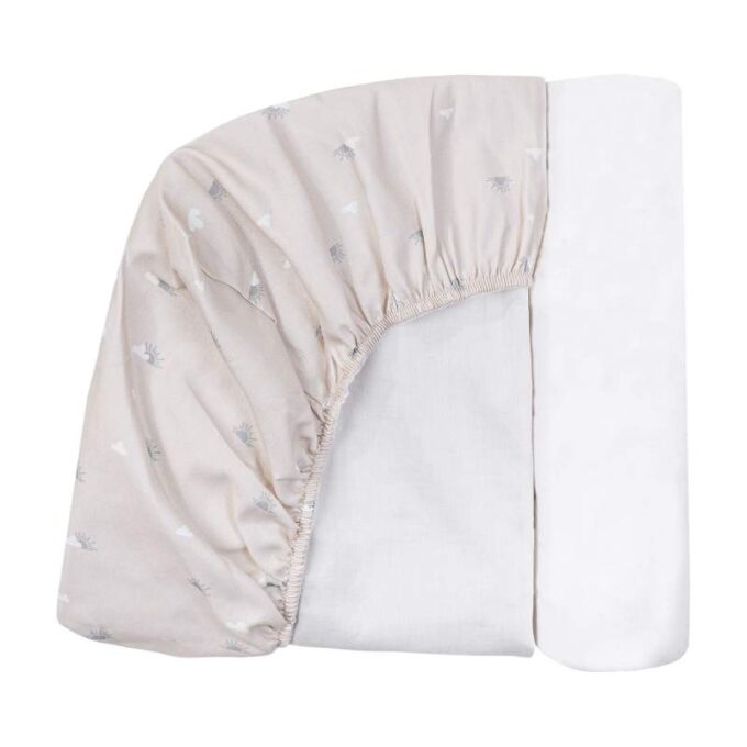 DILIBEST COPRIMATERASSO CULLA 2 PZ COTONE+JERSEY E BAMBOO MARBLE GREY SUN