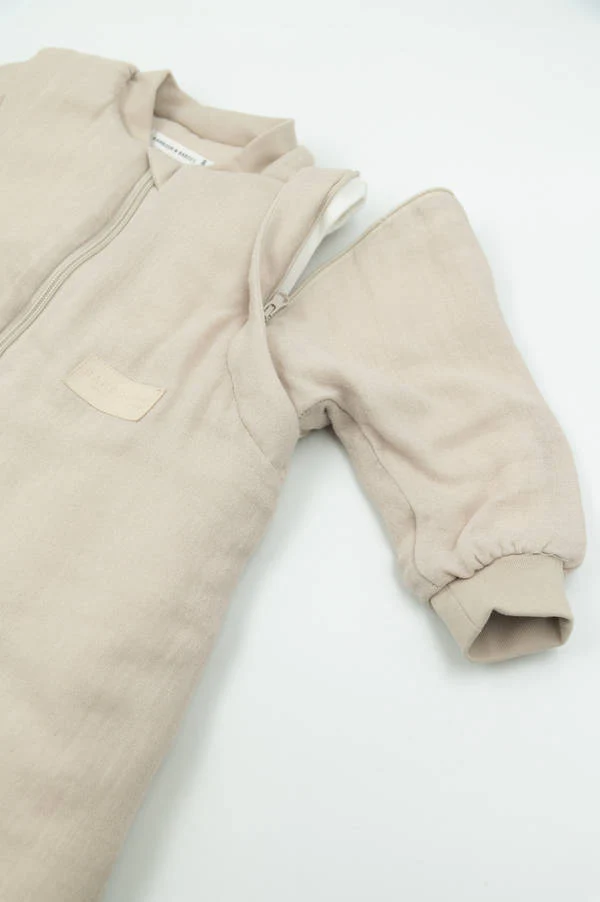 BAMBOOM SACCO NANNA CON MANICHE E PIEDINI 18-36M BIRCH SAND - immagine 4