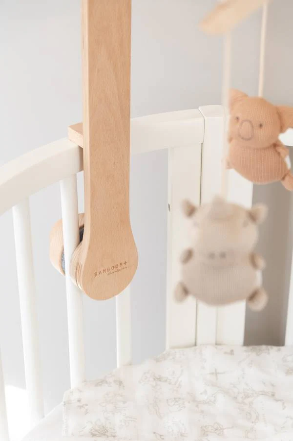 BAMBOOM GIOSTRINA IN LEGNO CON TOYS IN MAGLIA DI BAMBU' SERIE ANIMAL FRIENDS - immagine 4