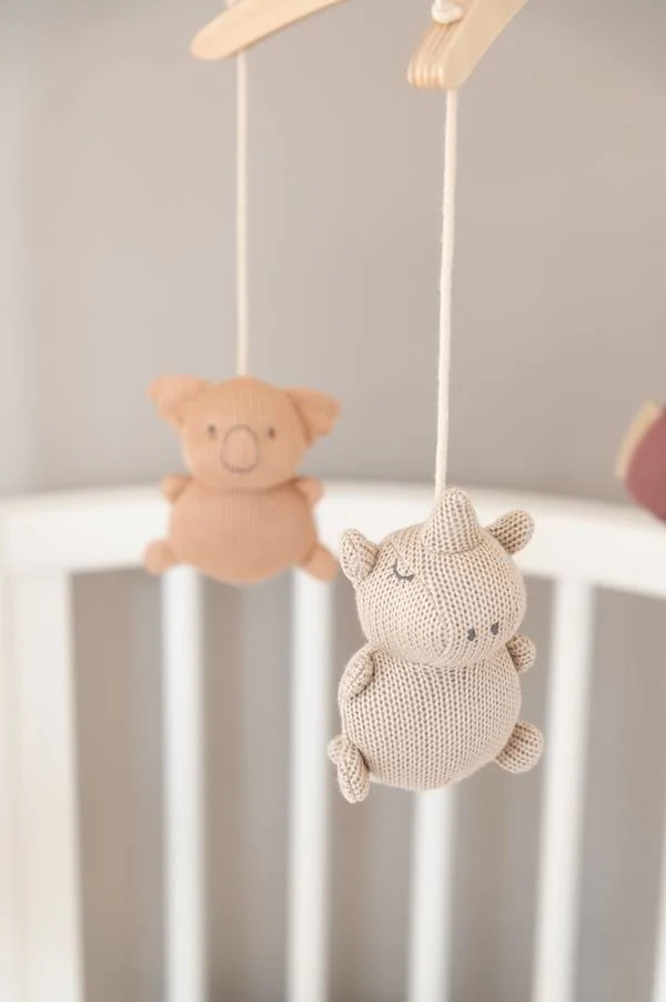 BAMBOOM GIOSTRINA IN LEGNO CON TOYS IN MAGLIA DI BAMBU' SERIE ANIMAL FRIENDS - immagine 3