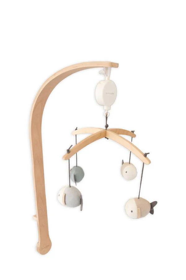 BAMBOOM GIOSTRINA IN LEGNO CON GIOCHI A MAGLIA FISH