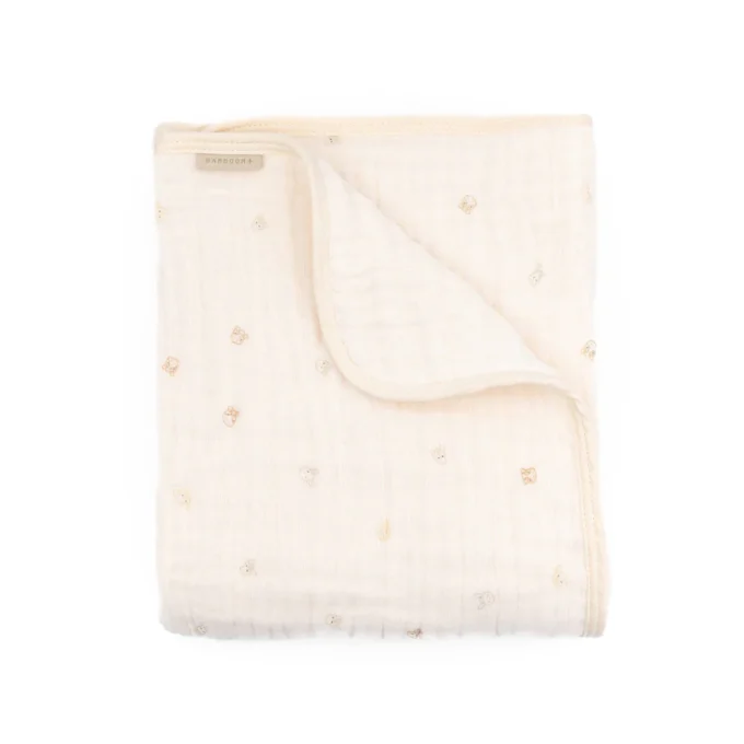 BAMBOOM COPERTA CULLA NUVOLA ANIMAL FRIENDS