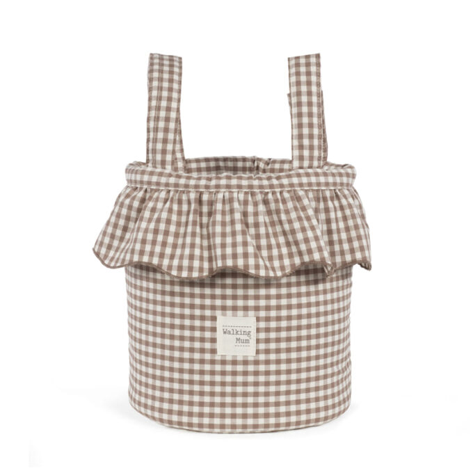 WALKING MUM BORSA BUCKET PRALINE' VICHY MOKA