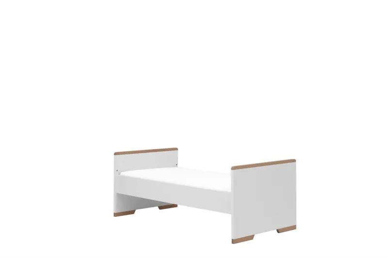 PINIO LETTINO COLLEZIONE SNAP 70x140 BIANCO/NATURALE - immagine 3