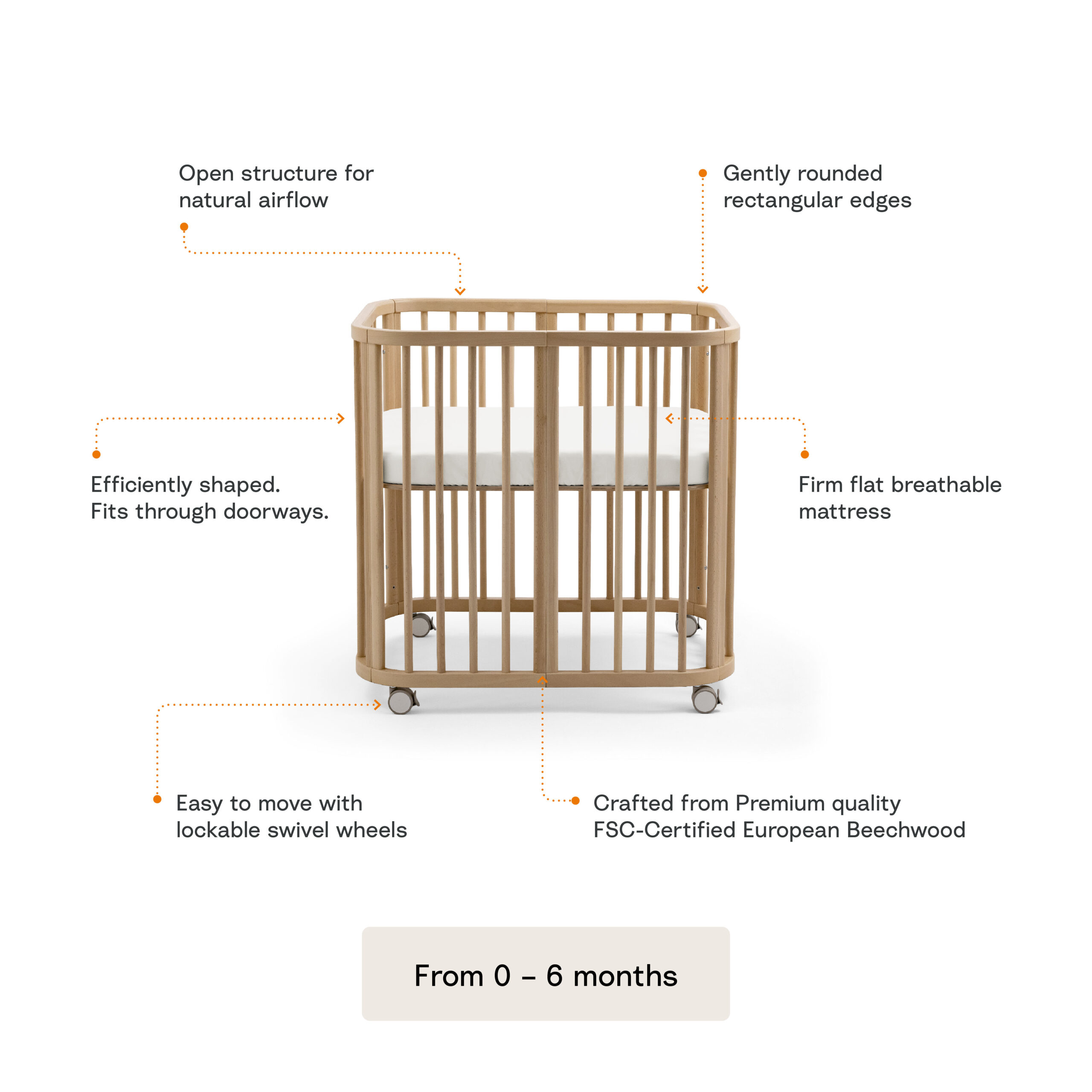 STOKKE® CULLA NIGHTI® MINI NATURAL - immagine 3