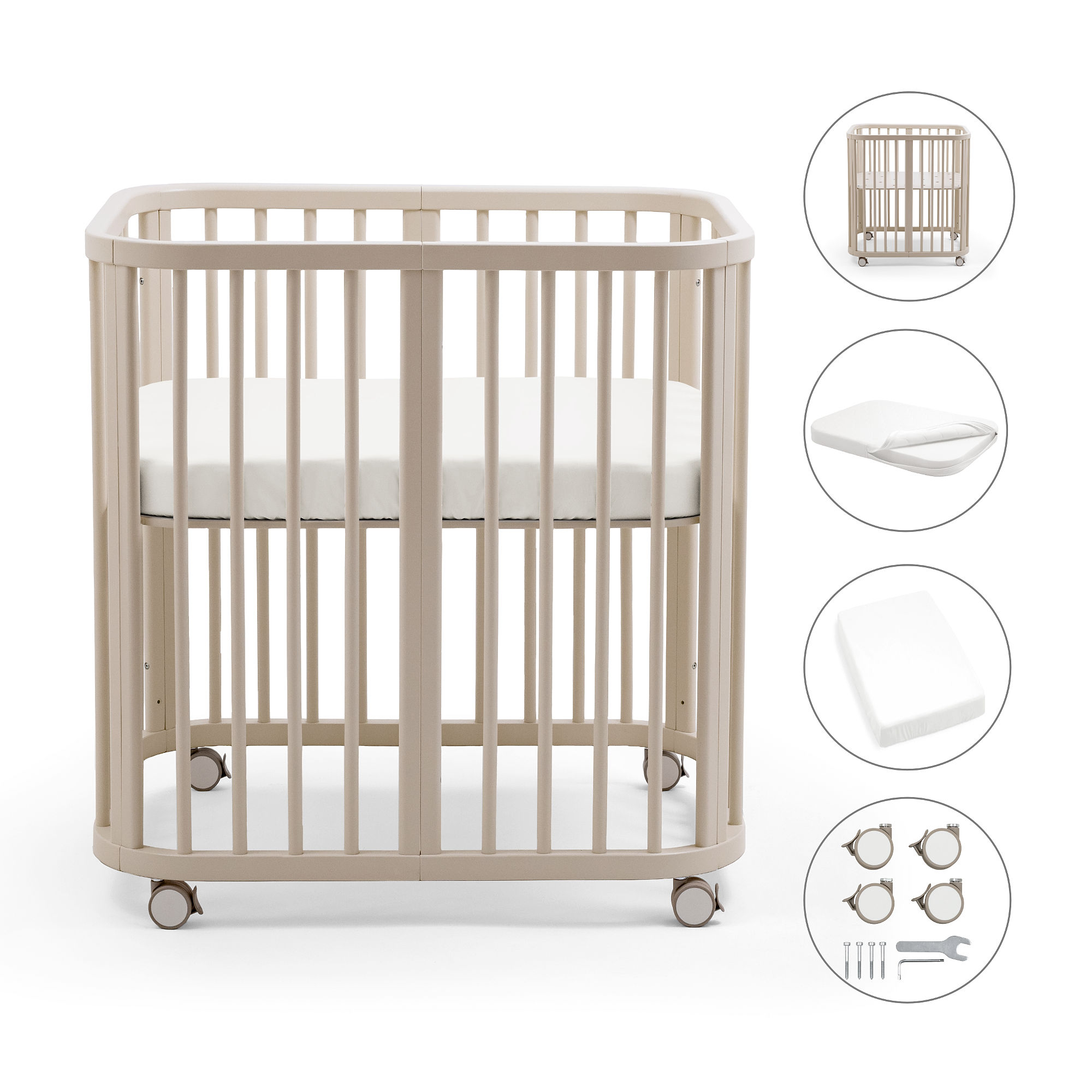 STOKKE® CULLA NIGHTI® MINI VANILLA WHITE - immagine 2