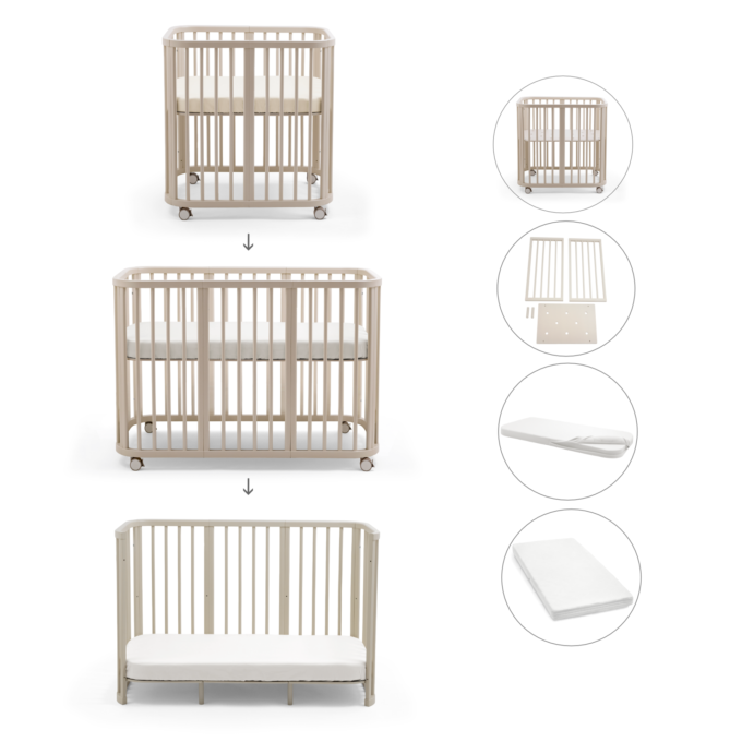 STOKKE® CULLA EVOLUTIVA NIGHTI® VANIGLIA WHITE